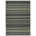 thumbnail image 1 of Sphinx Luna Area Rug 1802K Black Banded Rows 5' 3" x  7' 6" Rectangle, 1 of 3