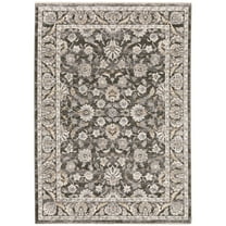 Oriental Weavers Maharaja Area Rug 070N1 Traditional Grey Faded Floral 2' x 3' Rectangle