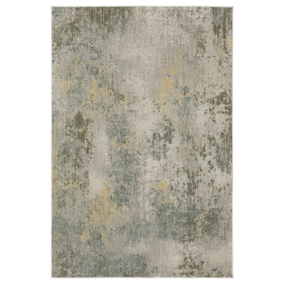 Oriental Weavers Contemporary Rug 3' 3" X  5' Size in Beige/ Yellow Color