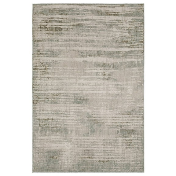 Oriental Weavers Contemporary Rug 3' 3" X  5' Size in Beige/ Blue Color