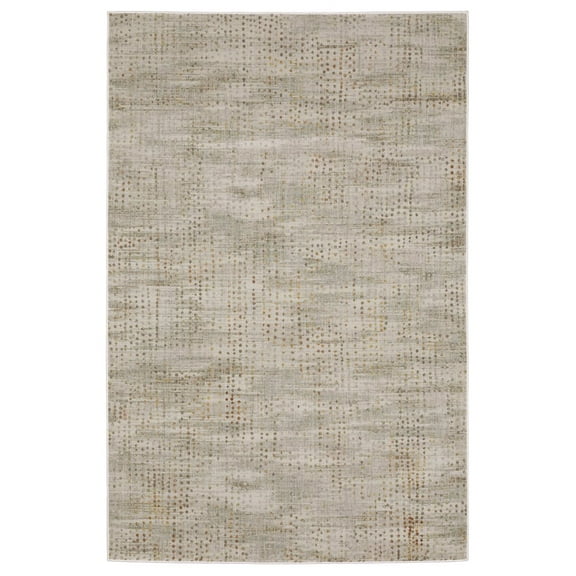 Oriental Weavers Contemporary Rug 3' 3" X  5' Size in Grey/ Gold Color