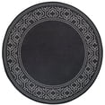 thumbnail image 1 of Oriental Weavers Marina Area Rug 1247K Black Dotted Ogee 7' 10" x 7' 10" Round, 1 of 5