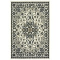 thumbnail image 1 of Oriental Weavers Marina Area Rug 1248W Outdoor Ivory Scrolls Petals 2' 5" x 4' 5" Rectangle, 1 of 3