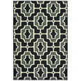 thumbnail image 1 of Oriental Weavers Marina Area Rug 1491Z Outdoor Black Curves Angled, 1 of 3
