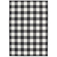 thumbnail image 1 of Oriental Weavers Marina Area Rug 1932K Black Plaid Country 5' 3" x 7' 6" Rectangle, 1 of 3