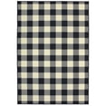 thumbnail image 1 of Oriental Weavers Marina Area Rug 1932K Black Plaid Country 7' 10" x 10' 10" Rectangle, 1 of 3