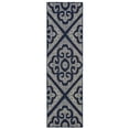 thumbnail image 1 of Oriental Weavers Marina Area Rug 3804B Navy Dotted Circles 2' 3" x 7' 6" Rectangle, 1 of 2