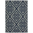 thumbnail image 1 of Oriental Weavers Marina Area Rug 3804B Outdoor Navy Dotted Circles 2' 5" x 4' 5" Rectangle, 1 of 3
