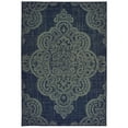 thumbnail image 1 of Sphinx Marina Area Rug 5929B Navy Curves Medallion 5' 3" x  7' 6" Rectangle, 1 of 3