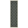 thumbnail image 1 of Oriental Weavers Marina Area Rug 6025L Grey Lines Ogee 2' 3" x 7' 6" Rectangle, 1 of 2