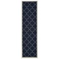 thumbnail image 1 of Oriental Weavers Marina Area Rug 6025P Navy Ogee Linked 2' 3" x 7' 6" Rectangle, 1 of 3