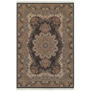 Sphinx Masterpiece Area Rug 5501K Black Wheel Rings 6 7" x 9 6" Rectangle