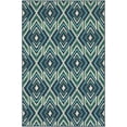 thumbnail image 1 of Oriental Weavers Meridian Area Rug 2209B Navy Diamonds Lines 6' 7" x 9' 6" Rectangle, 1 of 9