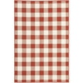 thumbnail image 1 of Oriental Weavers Meridian Area Rug 2598R Outdoor Red Crosshatch Country 2' 3" x 7' 6" Rectangle, 1 of 3