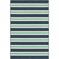 thumbnail image 1 of Oriental Weavers Meridian Area Rug 5701B Blue Lines Stripes 2' 3" x 7' 6" Rectangle, 1 of 2