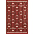 thumbnail image 1 of Oriental Weavers Meridian Area Rug 9754R Red Boxes Rectangles 6' 7" x 9' 6" Rectangle, 1 of 3