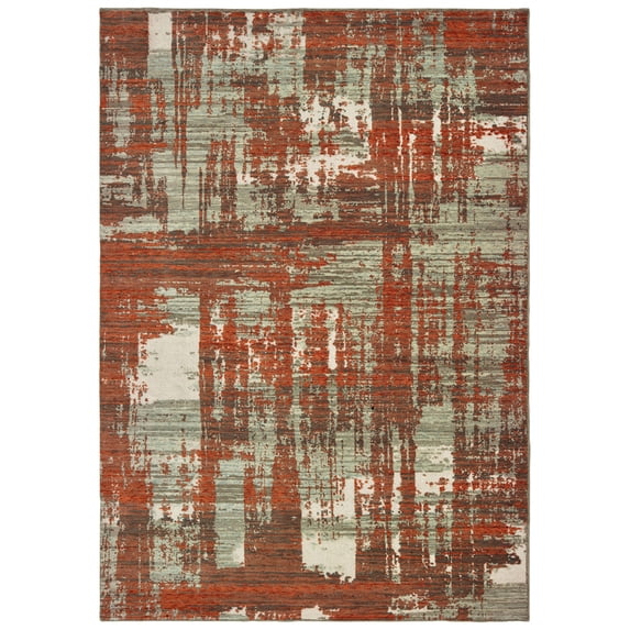 Sphinx Montage Area Rug 5990Z Grey Boxes Bleached 2' x 3' Rectangle