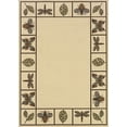 thumbnail image 1 of Oriental Weavers of America Merced Border Indoor/Outdoor Polypropylene Rug, Ivory, 1 of 5