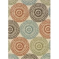 thumbnail image 1 of Oriental Weavers Montego Area Rug 697J6 Beige Circles Dots 2' 5" x 4' 5" Rectangle, 1 of 9