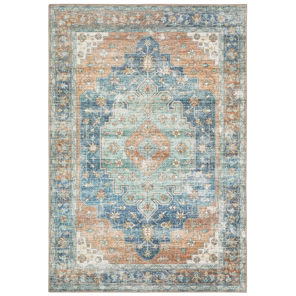 Oriental Weavers Myers Park Area Rug MYP03 Rust Faded Gradient 7' 8