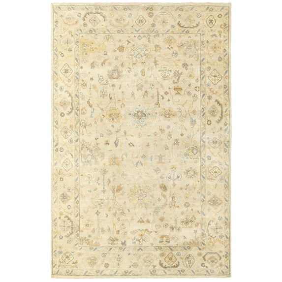 Oriental weavers Palace Area Rug 10301 Beige Petals Vines 10' x 14' Rectangle
