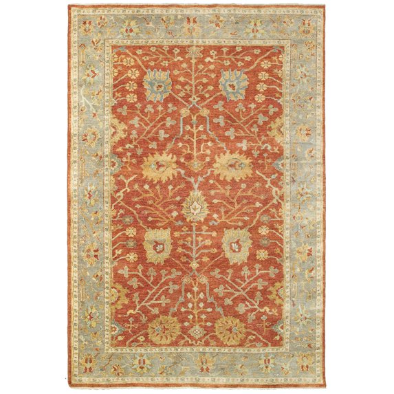 Oriental weavers Palace Area Rug 10306 Red Scrolls Bulbs 9' x 12' Rectangle