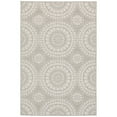 thumbnail image 1 of Oriental Weavers Portofino Area Rug 1832H Outdoor Grey Rings Loops 5' 3" x 7' 3" Rectangle, 1 of 2