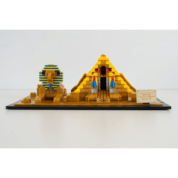 Sphinx & Pyramid of Khufu, Cairo, Building Blocks