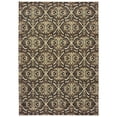 thumbnail image 1 of Sphinx Raleigh Area Rug 4927K Brown Angled Diamonds 3' 10" x  5' 5" Rectangle, 1 of 2