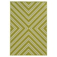 thumbnail image 1 of Sphinx Riviera Indoor/Outdoor Area Rug 4589M Patio Green Angled Chevron 1' 9" x 3' 9" Rectangle, 1 of 3