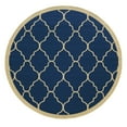 thumbnail image 1 of Sphinx Riviera Indoor/Outdoor Area Rug 4770A Outdoor Grey Diamonds Quatrefoil 7' 10" x 7' 10" Round, 1 of 5