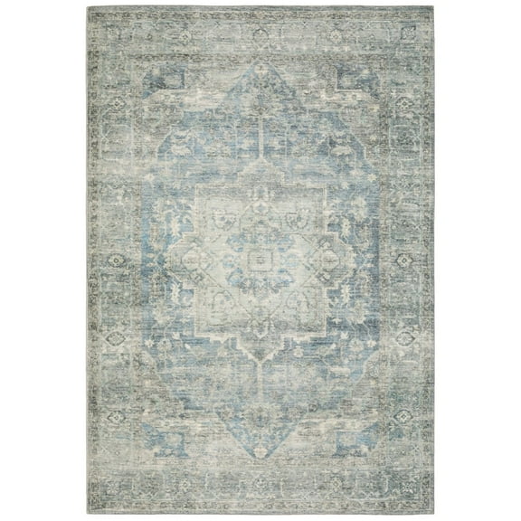 Oriental Weavers Savoy Area Rug 28102 Grey Faded Petals 7' 8" x 10' Rectangle