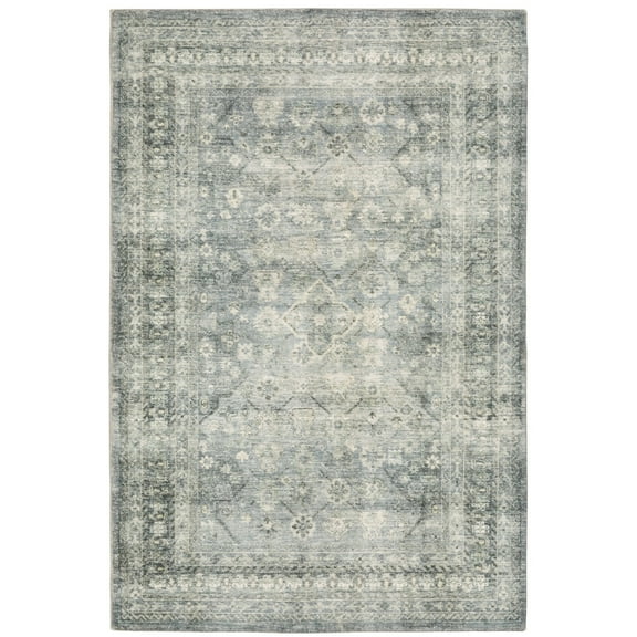 Oriental Weavers Savoy Area Rug 28106 Blue Faded Shaded 7' 8" x 10' Rectangle