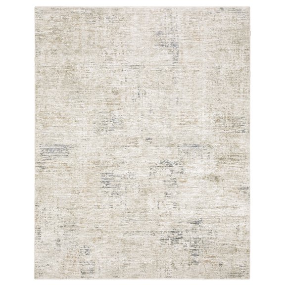 Oriental Weavers Soho Machine Woven Area Rug - SOH02 - 2'7" x 7'7" - in Beige/ Grey - Contemporary Style Hallway, Entryway, Kitchen, Bathroom Rug