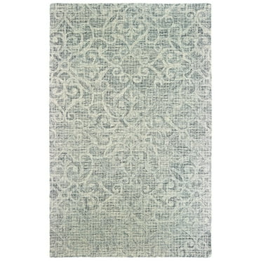 Oriental Weavers Tallavera Area Rug 55602 Gray Curls Scrolls 3' 6" x 5' 6" Rectangle