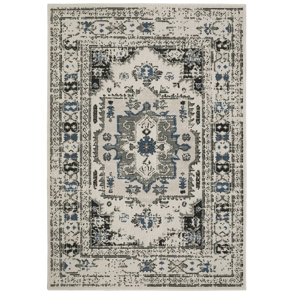 Oriental Weavers Torrey Area Rug 5561H Beige Angled Pointed 3' 3" x 5' Rectangle