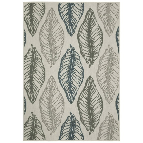 Oriental Weavers Torrey Area Rug 5570Y Beige Leaves Vines 5' 3" x 7' 3" Rectangle