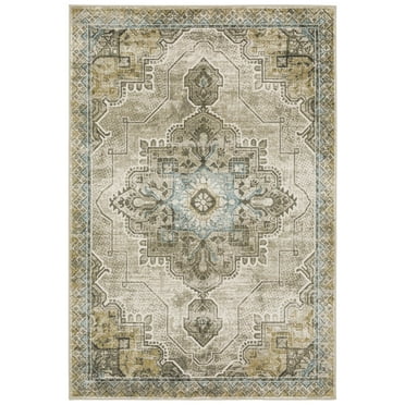 Oriental Weavers Venice Area Rug 1104W Grey Faded Lines 2' 3" x 7' 6" Rectangle