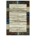 thumbnail image 1 of Woven Trends Pavo - 5774W - Bohemian Style, Patchwork Pattern, Stain Resitant, Living Room, Dining Room, Office, Low Pile Polypropylene Area Rug in Beige - 6' x 9', 1 of 4