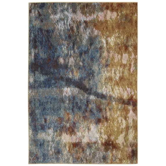 Oriental Weavers Venice Area Rug 8123X Blue Faded Vintage 5' 3" x 7' 3" Rectangle