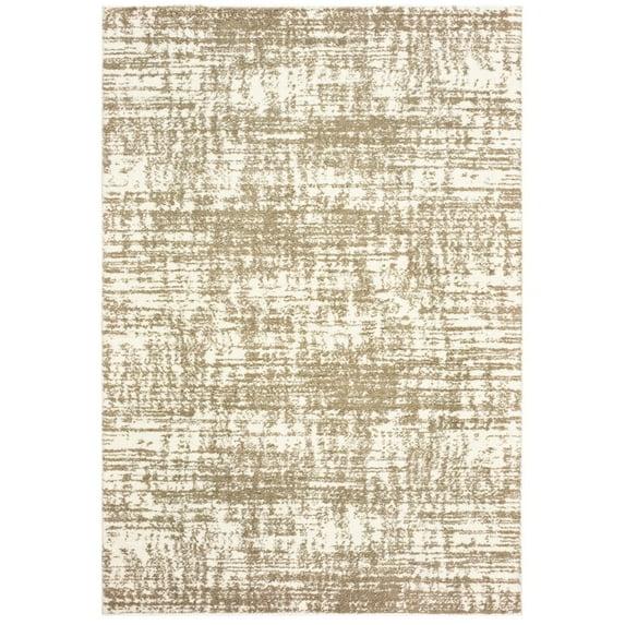Oriental Weavers Verona Area Rug 1803J Ivory Faded Shaded 6' 7" x 9' 6" Rectangle