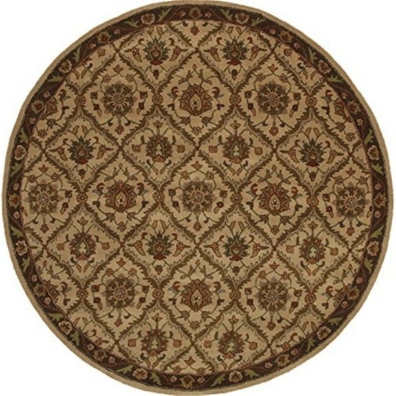 Sphinx Windsor Area Rug 23111 Beige Persian Vines 7' 6" x 7' 6" Round