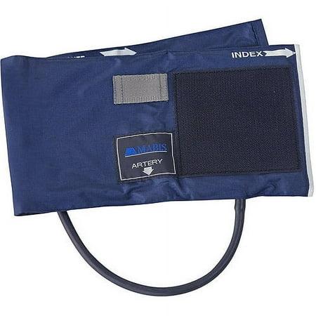 Sphygmomanometer Cuff & One-Tube Bladder Blue Nylon Adult