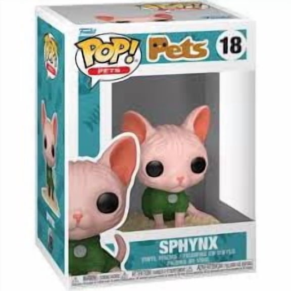 Sphynx 18 Pets Funko Pop with Protector