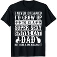 thumbnail image 1 of Sphynx Cat Dad Apparel - Top Funny Cats Lover Design T-Shirt, 1 of 4