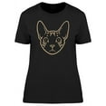 thumbnail image 1 of Sphynx Cat Head Silhouette Tee Women's -Image by Shutterstock, 1 of 2