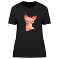 thumbnail image 1 of Sphynx Cat Portrait Doodle T-Shirt Women -Image by Shutterstock, Female Medium, 1 of 2