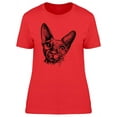 thumbnail image 1 of Sphynx Cat Shiny Eyes T-Shirt Women -Image by Shutterstock, Female Medium, 1 of 2