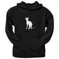 thumbnail image 1 of Sphynx Cat Silhouette Black Adult Pullover Hoodie, 1 of 1
