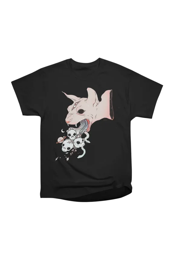 Sphynx Cat With Skulls T-Shirt Tee Gift For Him Merch For Her Apparel For Friend